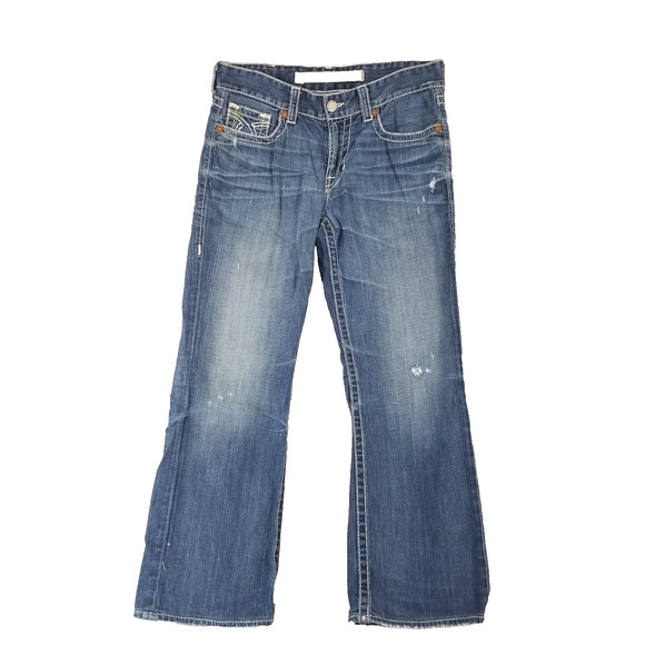 Big Star jeans men's 34x30 Union straight Blue denim pants retro Y2K Big Stitch